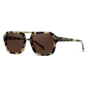 NEW WMP EYEWEAR sydney women's bold retro aviator sunglasses in tortoise